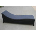 Outdoor High Chaise Lounge Garden Rattan Sunbed